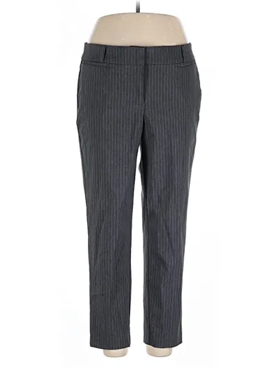 Pre-owned Lane Bryant Dress Pants In Gray