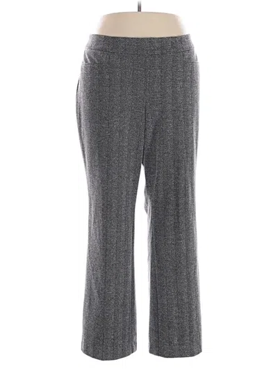 Pre-owned Lane Bryant Dress Pants In Gray