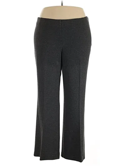 Pre-owned Lane Bryant Dress Pants In Gray