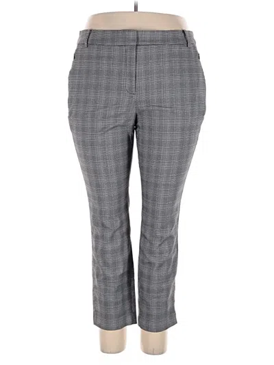 Pre-owned Lane Bryant Dress Pants In Gray