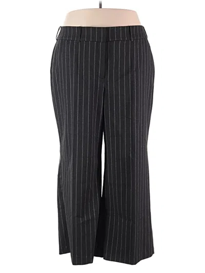 Pre-owned Lane Bryant Dress Pants In Gray