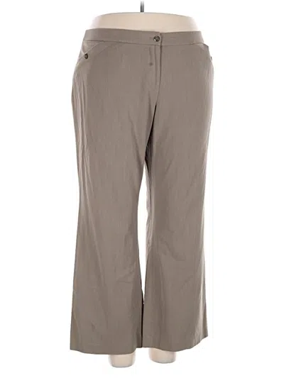 Pre-owned Lane Bryant Dress Pants In Gray