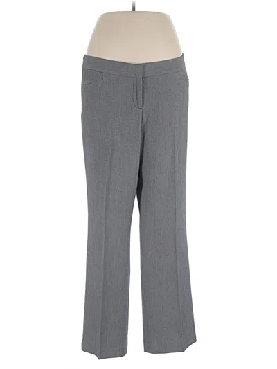 Pre-owned Lane Bryant Dress Pants In Gray