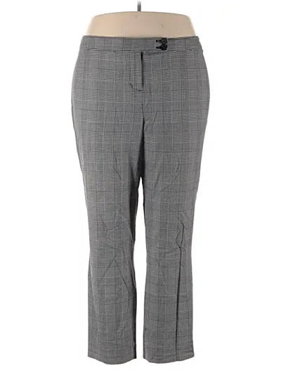 Pre-owned Lane Bryant Dress Pants In Gray