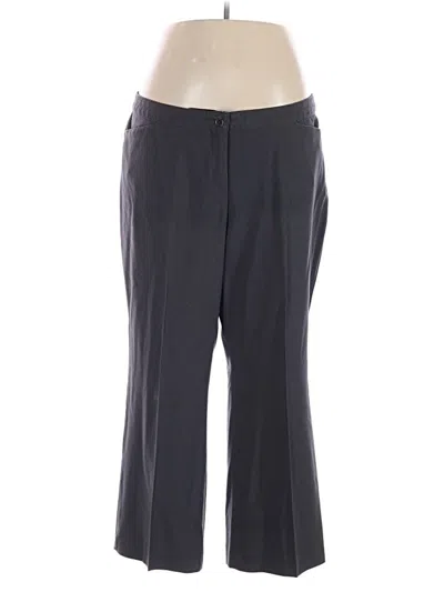 Pre-owned Lane Bryant Dress Pants In Gray