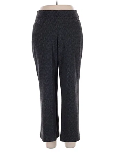 Pre-owned Lane Bryant Dress Pants In Gray