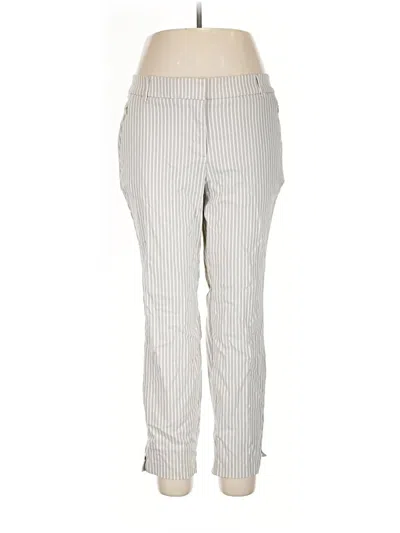 Pre-owned Lane Bryant Dress Pants In Gray