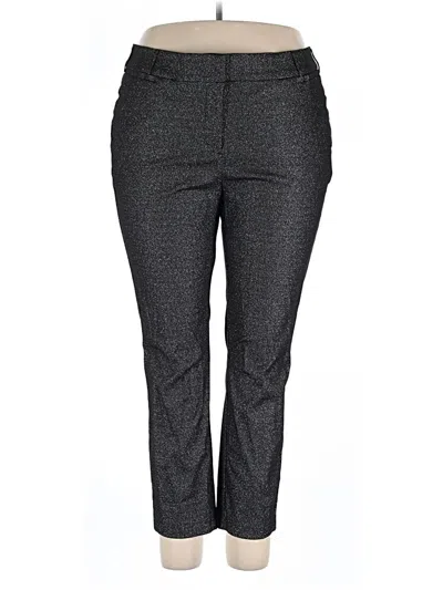 Pre-owned Lane Bryant Dress Pants In Gray