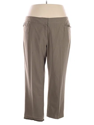 Pre-owned Lane Bryant Dress Pants In Gray