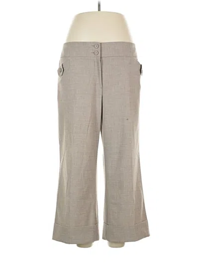 Pre-owned Lane Bryant Dress Pants In Gray