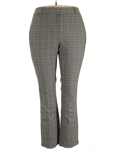 Pre-owned Lane Bryant Dress Pants In Gray