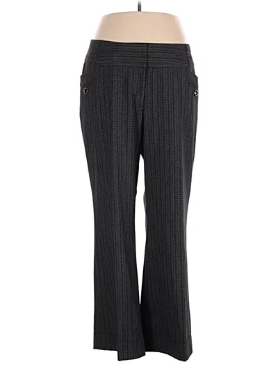 Pre-owned Lane Bryant Dress Pants In Gray