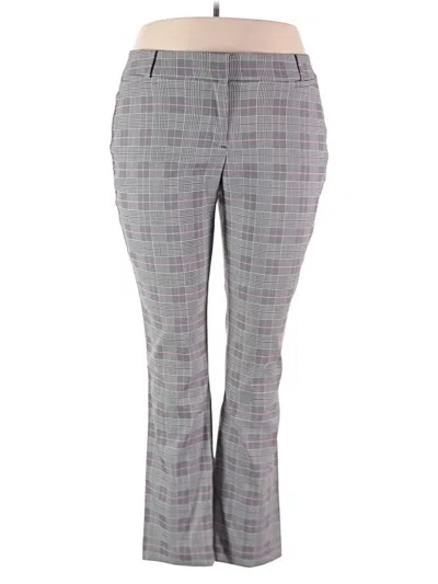 Pre-owned Lane Bryant Dress Pants In Gray