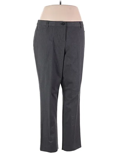 Pre-owned Lane Bryant Dress Pants In Gray
