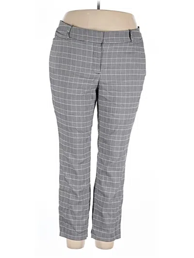 Pre-owned Lane Bryant Dress Pants In Gray