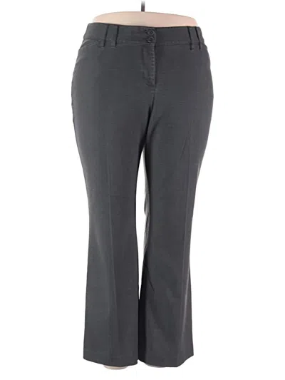 Pre-owned Lane Bryant Dress Pants In Gray