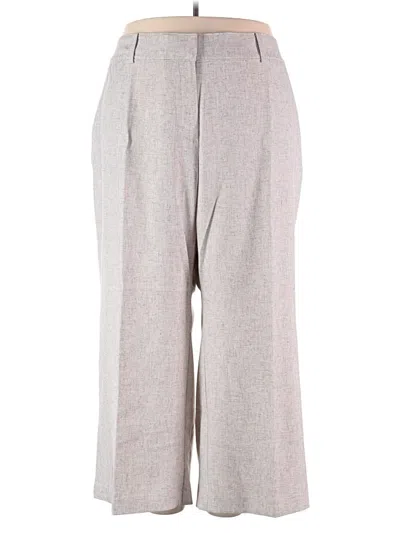 Pre-owned Lane Bryant Dress Pants In Gray