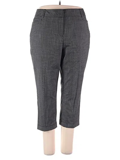 Pre-owned Lane Bryant Dress Pants In Gray