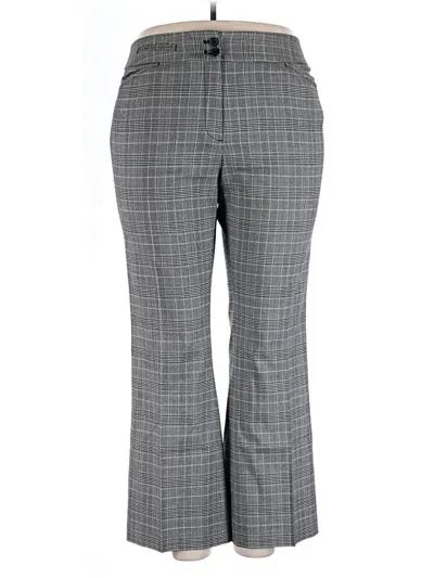 Pre-owned Lane Bryant Dress Pants In Gray