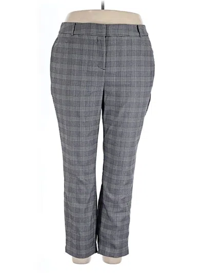 Pre-owned Lane Bryant Dress Pants In Gray