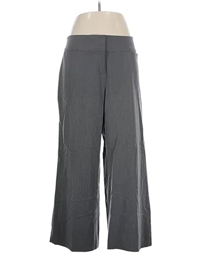 Pre-owned Lane Bryant Dress Pants In Gray