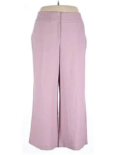 Pre-owned Lane Bryant Dress Pants In Purple