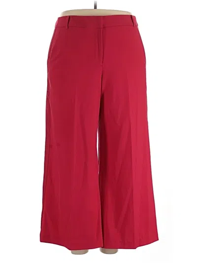 Pre-owned Lane Bryant Dress Pants In Red