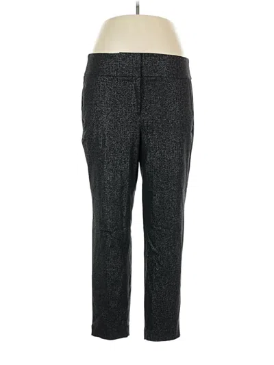 Pre-owned Lane Bryant Dress Pants In Silver