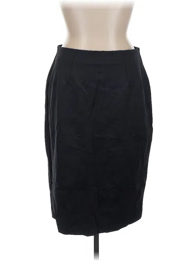 Pre-owned Lane Bryant Formal Skirt In Black