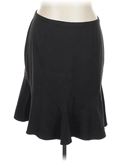 Pre-owned Lane Bryant Formal Skirt In Black