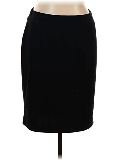 Pre-owned Lane Bryant Formal Skirt In Black