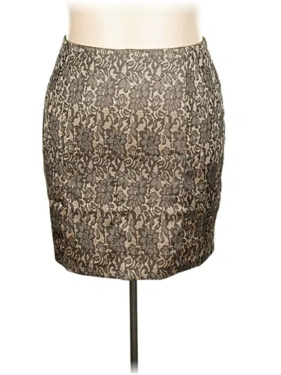 Pre-owned Lane Bryant Formal Skirt In Black