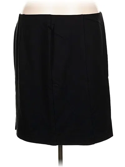 Pre-owned Lane Bryant Formal Skirt In Black