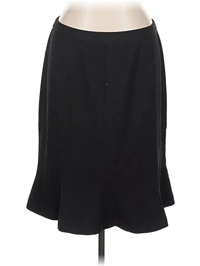 Pre-owned Lane Bryant Formal Skirt In Black