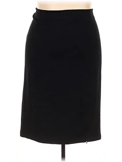 Pre-owned Lane Bryant Formal Skirt In Black