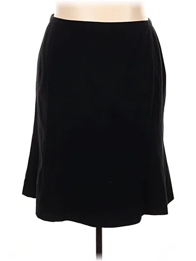 Pre-owned Lane Bryant Formal Skirt In Black