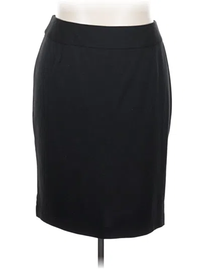 Pre-owned Lane Bryant Formal Skirt In Black