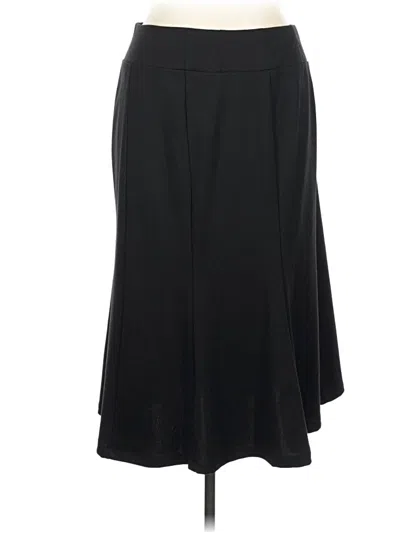 Pre-owned Lane Bryant Formal Skirt In Black