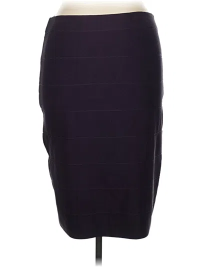 Pre-owned Lane Bryant Formal Skirt In Black