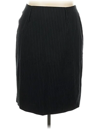 Pre-owned Lane Bryant Formal Skirt In Black