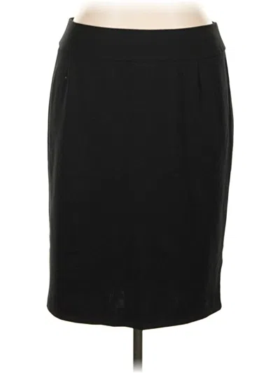 Pre-owned Lane Bryant Formal Skirt In Black