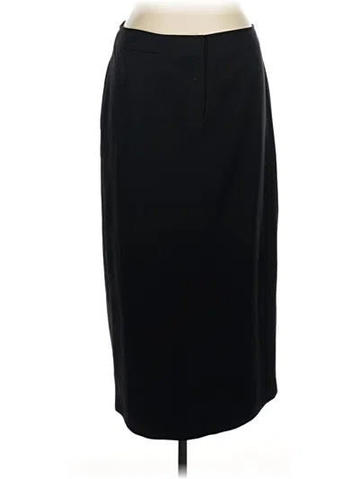 Pre-owned Lane Bryant Formal Skirt In Black