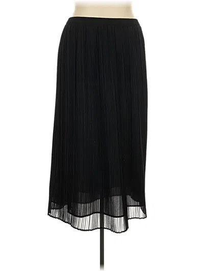 Pre-owned Lane Bryant Formal Skirt In Black