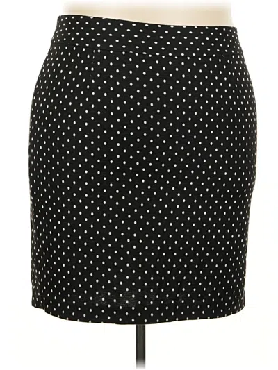 Pre-owned Lane Bryant Formal Skirt In Black