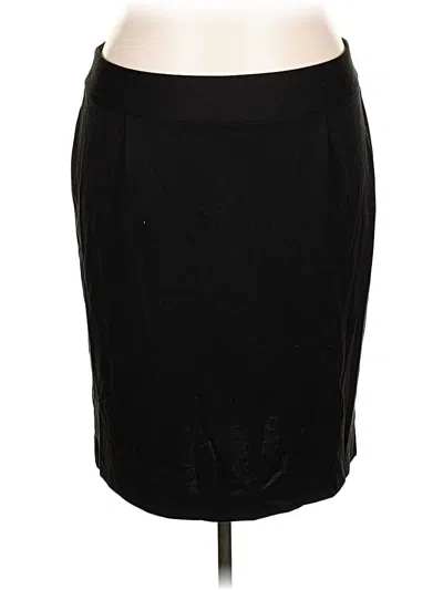 Pre-owned Lane Bryant Formal Skirt In Black
