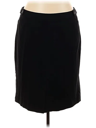 Pre-owned Lane Bryant Formal Skirt In Black