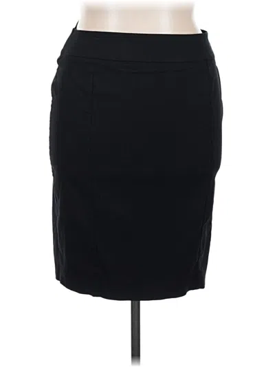 Pre-owned Lane Bryant Formal Skirt In Black