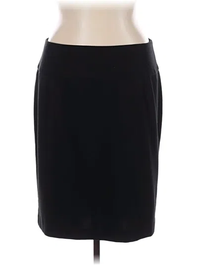 Pre-owned Lane Bryant Formal Skirt In Black