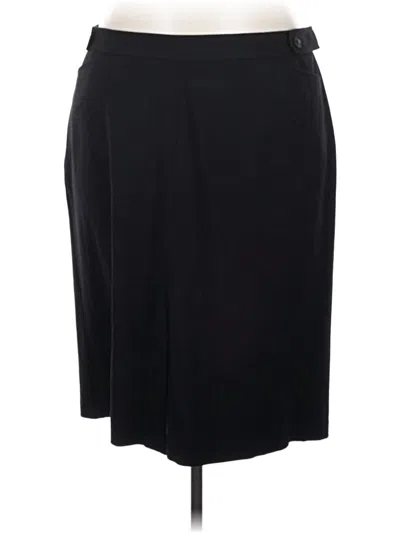 Pre-owned Lane Bryant Formal Skirt In Black