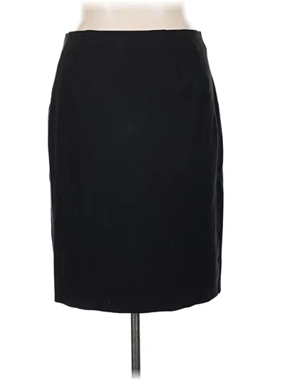 Pre-owned Lane Bryant Formal Skirt In Black